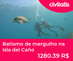 Batismo de mergulho na Isla del Caño