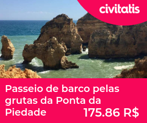 Passeio de barco pelas grutas da Ponta da Piedade