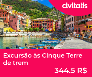 Excursão às Cinque Terre de trem