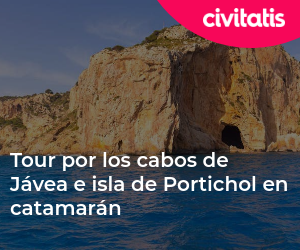 Tour por los cabos de Jávea e isla de Portichol en catamarán