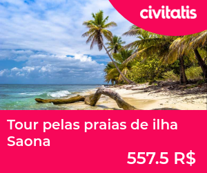 Tour pelas praias de ilha Saona