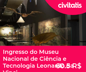 Ingresso do Museu Nacional de Ciência e Tecnologia Leonardo da Vinci