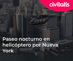 Paseo nocturno en helicóptero por Nueva York