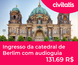 Ingresso da catedral de Berlim com audioguia