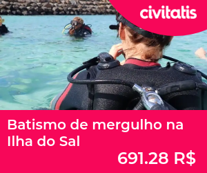 Batismo de mergulho na Ilha do Sal