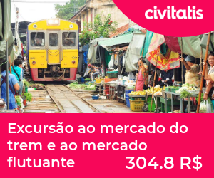 Excursão ao mercado do trem e ao mercado flutuante