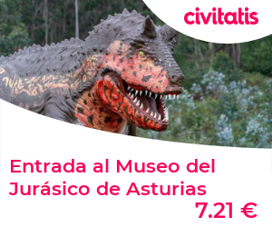 Entrada al Museo del Jurásico de Asturias