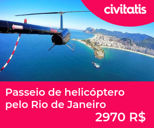 Passeio de helicóptero pelo Rio de Janeiro