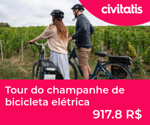 Tour do champanhe de bicicleta elétrica