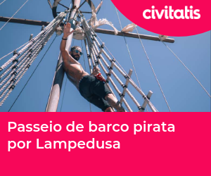 Passeio de barco pirata por Lampedusa