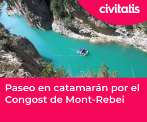 Paseo en catamarán por el Congost de Mont-Rebei