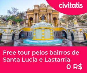 Free tour pelos bairros de Santa Lucía e Lastarria