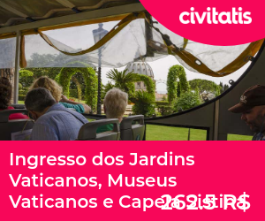 Ingresso dos Jardins Vaticanos, Museus Vaticanos e Capela Sistina