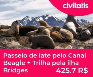 Passeio de iate pelo Canal Beagle + Trilha pela ilha Bridges