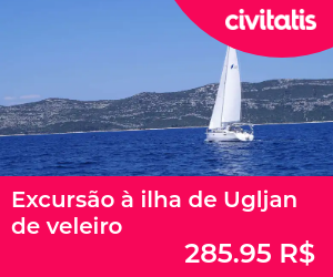 Excursão à ilha de Ugljan de veleiro