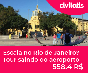 Escala no Rio de Janeiro? Tour saindo do aeroporto