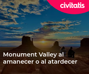 Monument Valley al amanecer o al atardecer
