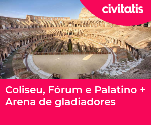 Coliseu, Fórum e Palatino + Arena de gladiadores