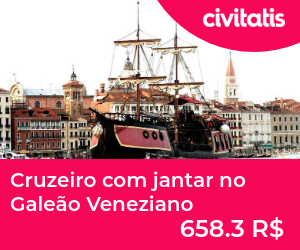 Cruzeiro com jantar no Galeão Veneziano