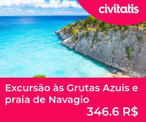 Excursão às Grutas Azuis e praia de Navagio