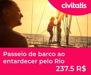 Passeio de barco ao entardecer pelo Rio