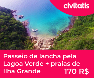 Passeio de lancha pela Lagoa Verde + praias de Ilha Grande