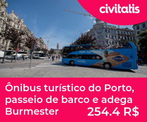 Ônibus turístico do Porto, passeio de barco e adega Burmester