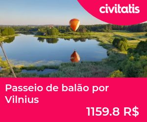 Passeio de balão por Vilnius