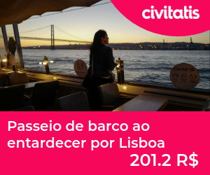 Passeio de barco ao entardecer por Lisboa