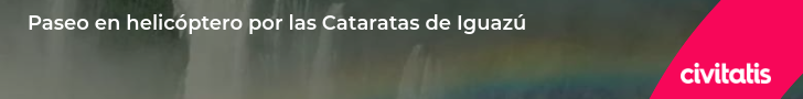 Paseo en helicóptero por las Cataratas de Iguazú