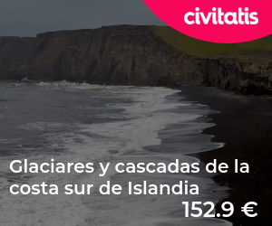 Glaciares y cascadas de la costa sur de Islandia