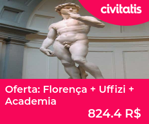 Oferta: Florença + Uffizi + Academia