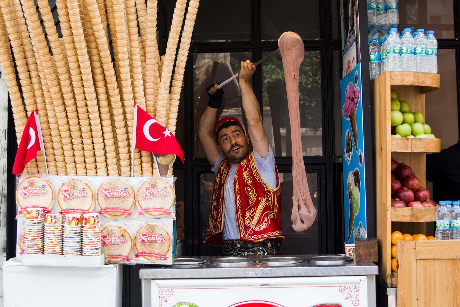 Los curiosos heladeros de Estambul