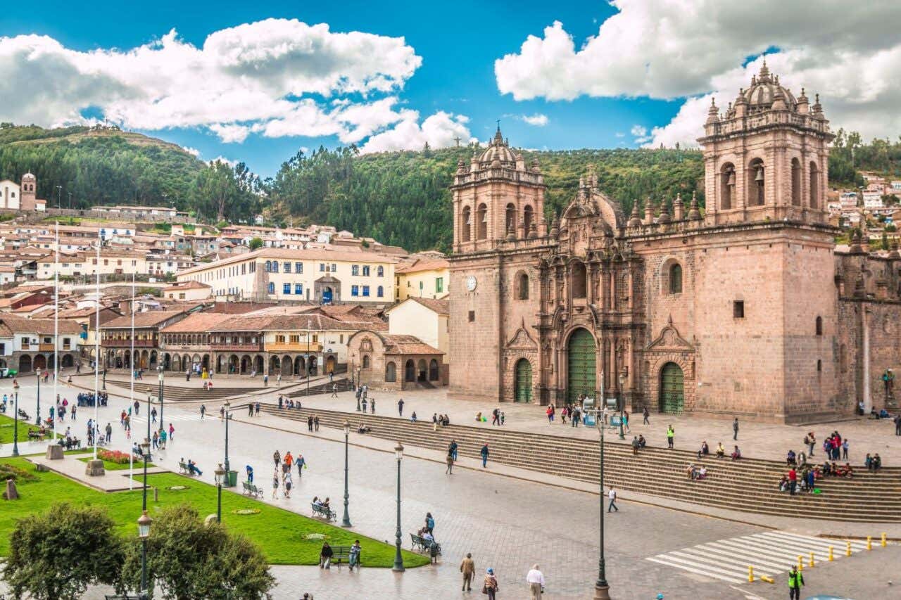 Panorámica de la Plaza de Armas de Cusco