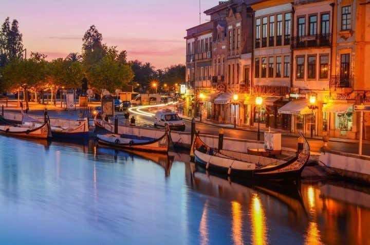Atardecer en Aveiro