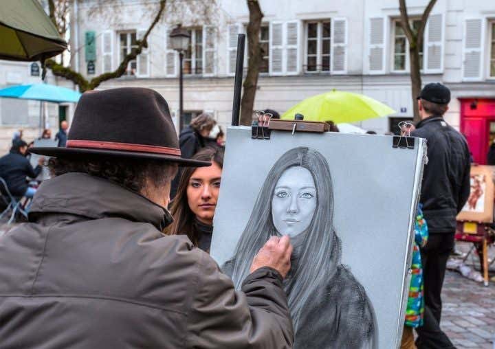 Plaza de Tertre, París