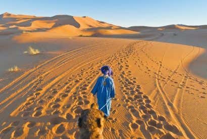 Noche en el desierto de Merzouga