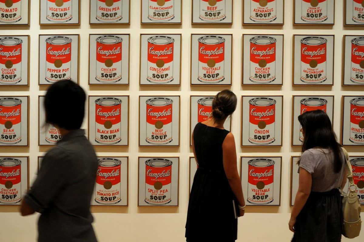 Latas de sopa Campbell