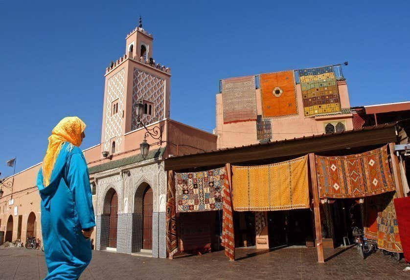 Caminando por la medina de Marrakech