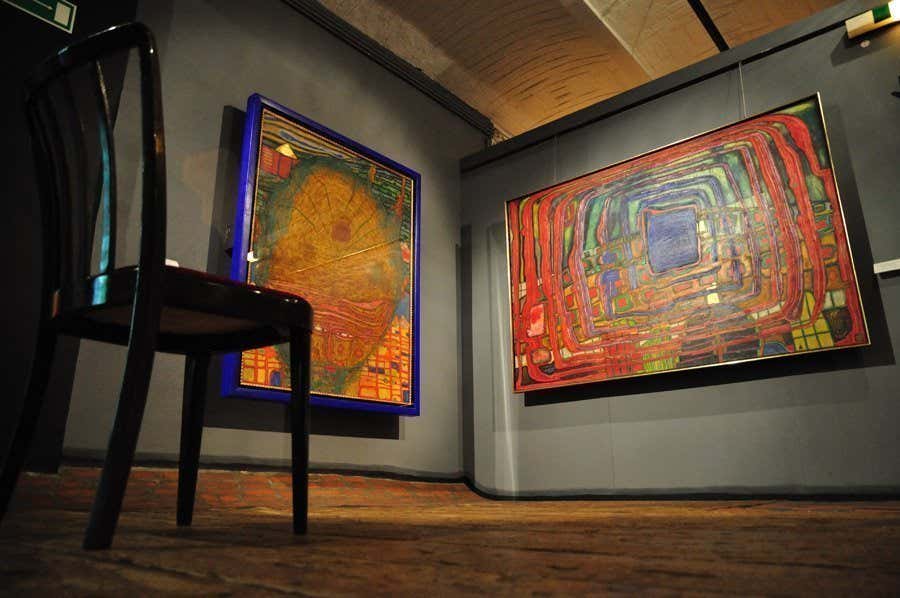 Interior do Museu Hundertwasser