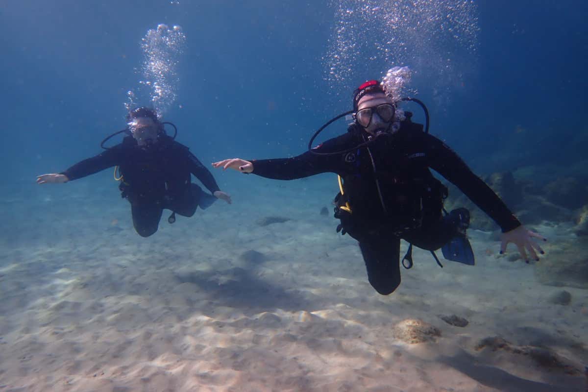 Bautismo de buceo en Lanzarote