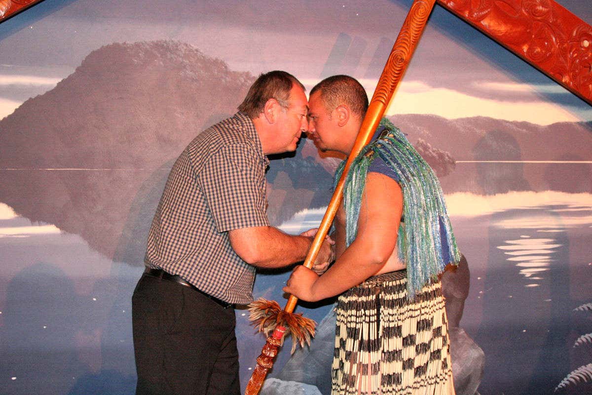 A Maori greeting