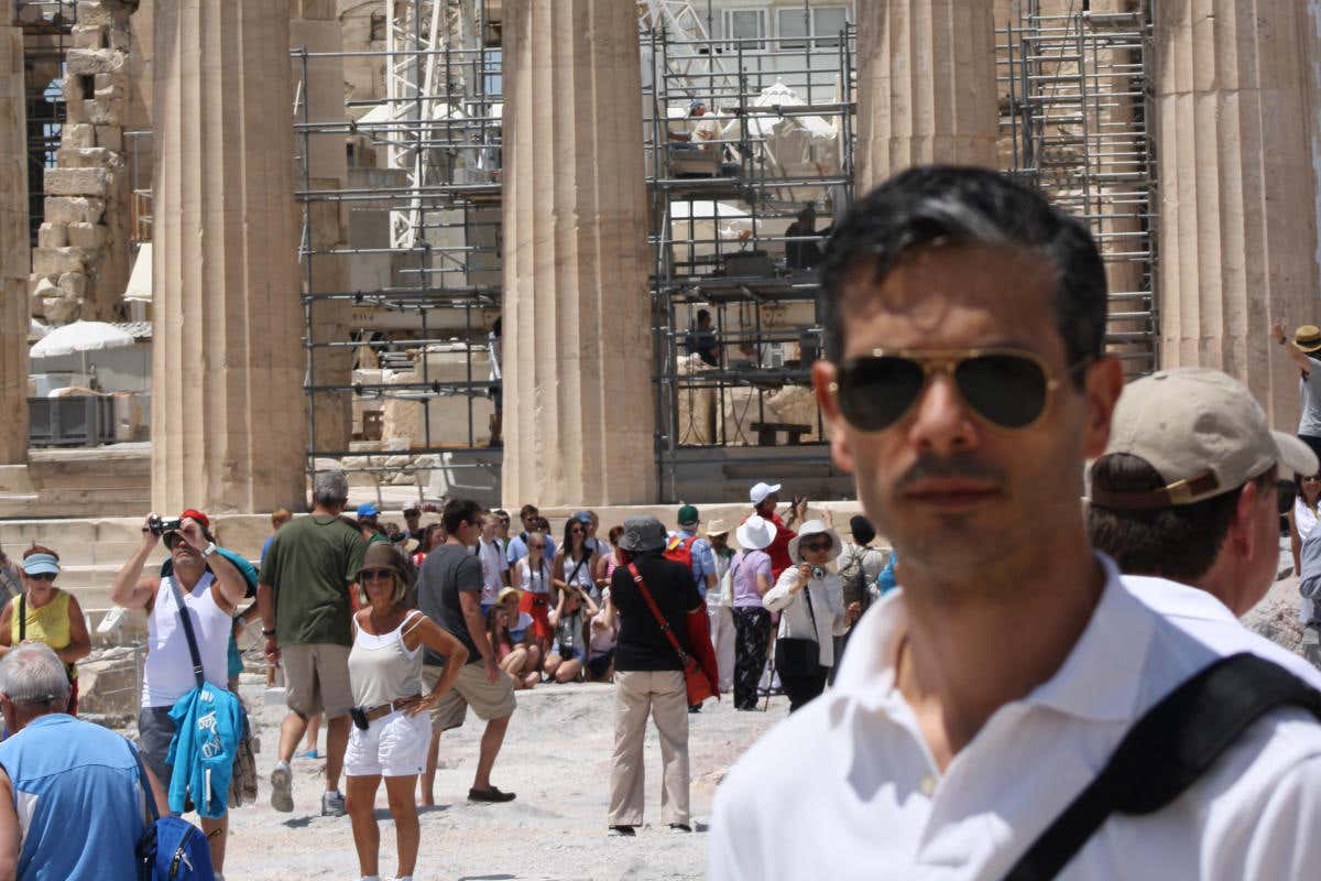 Jesús durante su viaje a Grecia