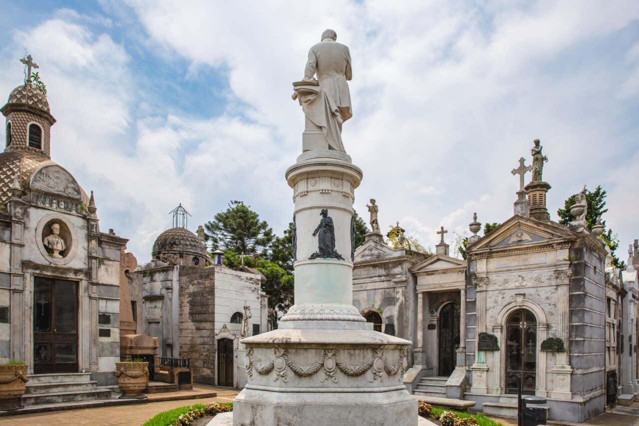 Cementerio de La Recoleta, en Buenos Aires.