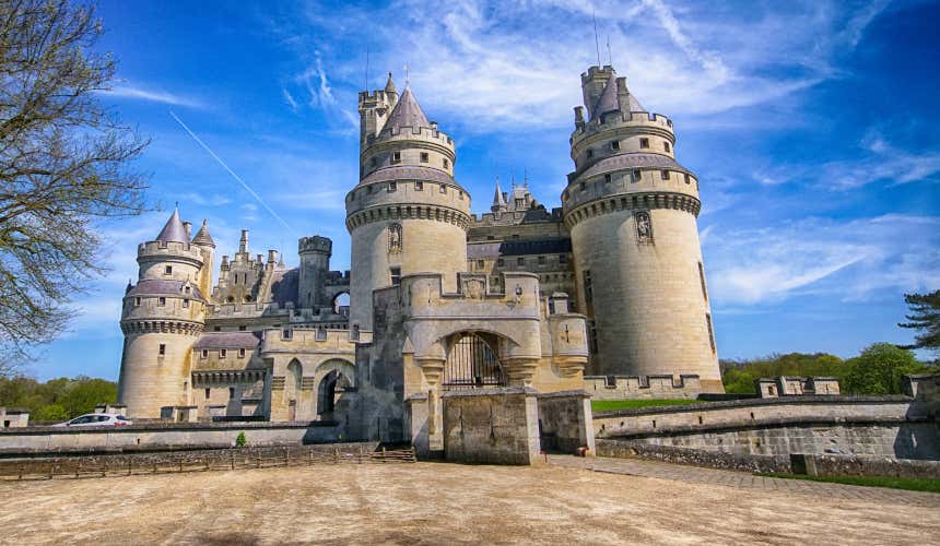 Entrance of the Pierrefonds Castle