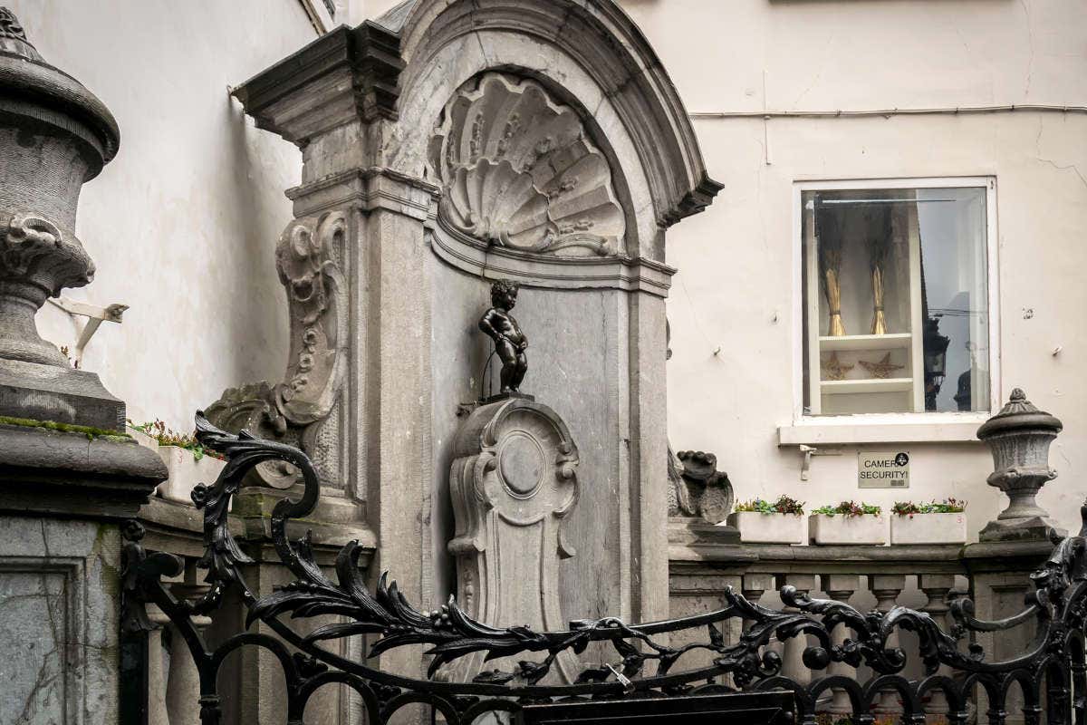 Fontaine du Manneken Pis à Bruxelles
