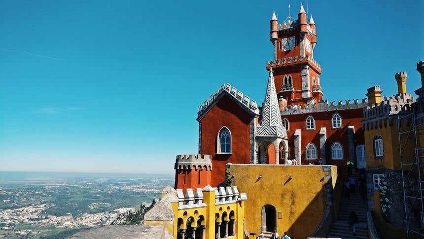 Torres do Palácio de Pena, em Sintra