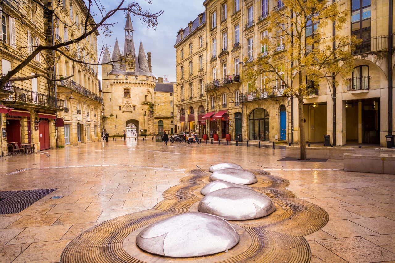 Centre-ville de Bordeaux pendant le free tour