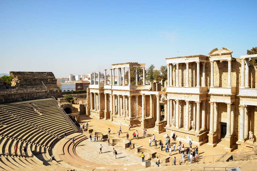 O Teatro Romano de Mérida é uma das principais atrações da cidade