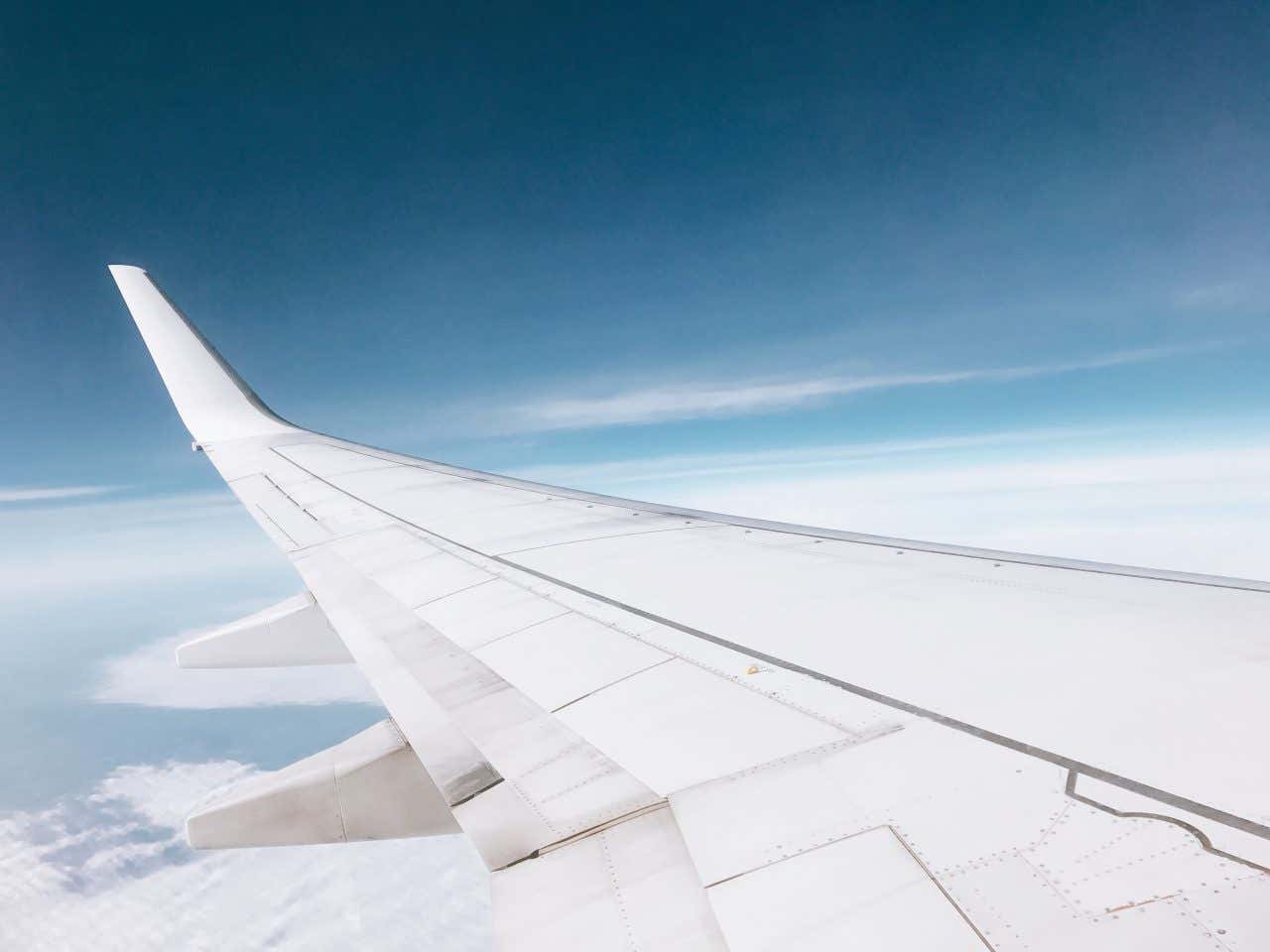 Ala de un avión.